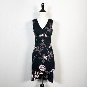 Y2K Vintage Whimsigoth Fairy Grunge Babydoll Asymmetrical Floral Dress HOCO M
